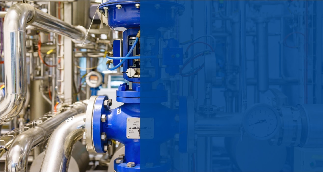 Pneumatic control valve in a steam heating system Pneumatic control valve in a steam heating system